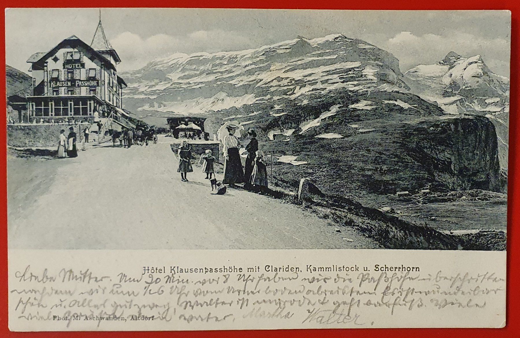 Cartoline postali: Hotel Klausenpasshöhe – Usato da Kreuzlingen venduto da Rschweiz1
