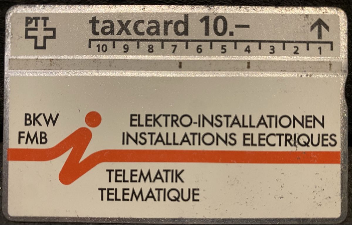 Schede telefoniche: P-taxcard – Usato da Lausanne venduto da babacard10