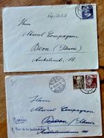 DDR 2 Briefe nach Bern, 1951,52