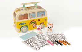 Cooler Bus, Fuzzikins Camper Van, Tomy, neu