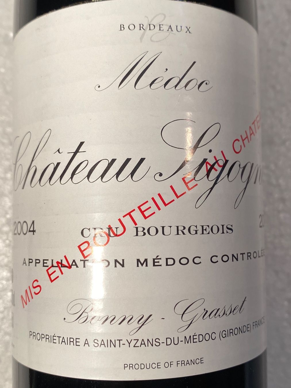 Vino: Château Sigognac 2004 🍷 – Nuovo (secondo la descrizione) da Humlikon venduto da GX30 1