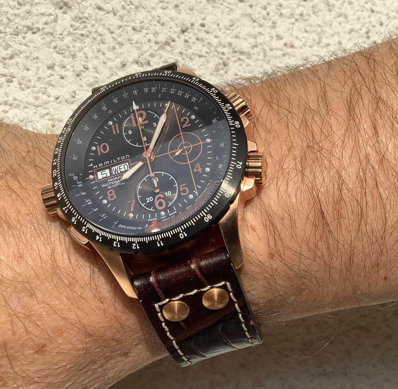 Hamilton Orologi: Hamilton Khaki Automatic X-Wind Chronograph seltene H776960 – Nuovo e nell'imballaggio originale da Gland venduto da aquarelle1818 9