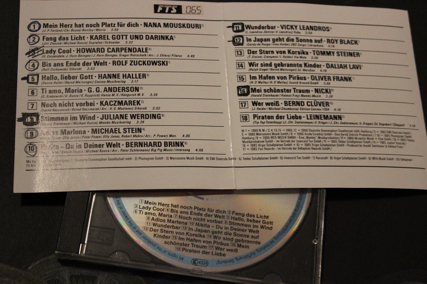 CD: SUPER-SCHLAGERPARADE CD!!!!!!!!!!!!!!!!! – Usato da Tübach venduto da JamesStone 6