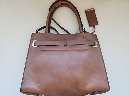 Sac en cuir marron Liviana Conti Neuf