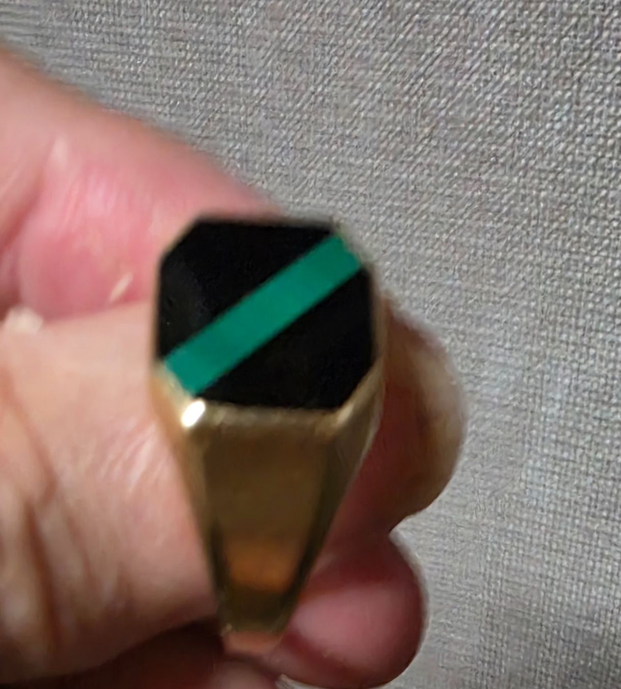 Anelli: GOLD HERREN RING 18 KARAT 7.65gr – Usato da Schönenwerd venduto da 1952kv 1