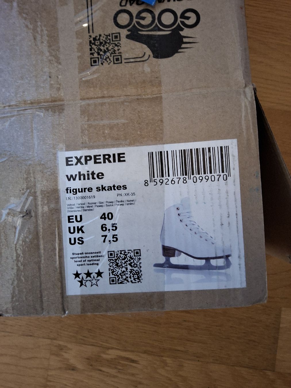 Schlittschuhe: Patin à glace EXPERIE neuf 40 EU – Neu (gemäss Beschreibung) aus Hermenches von leo1803 1