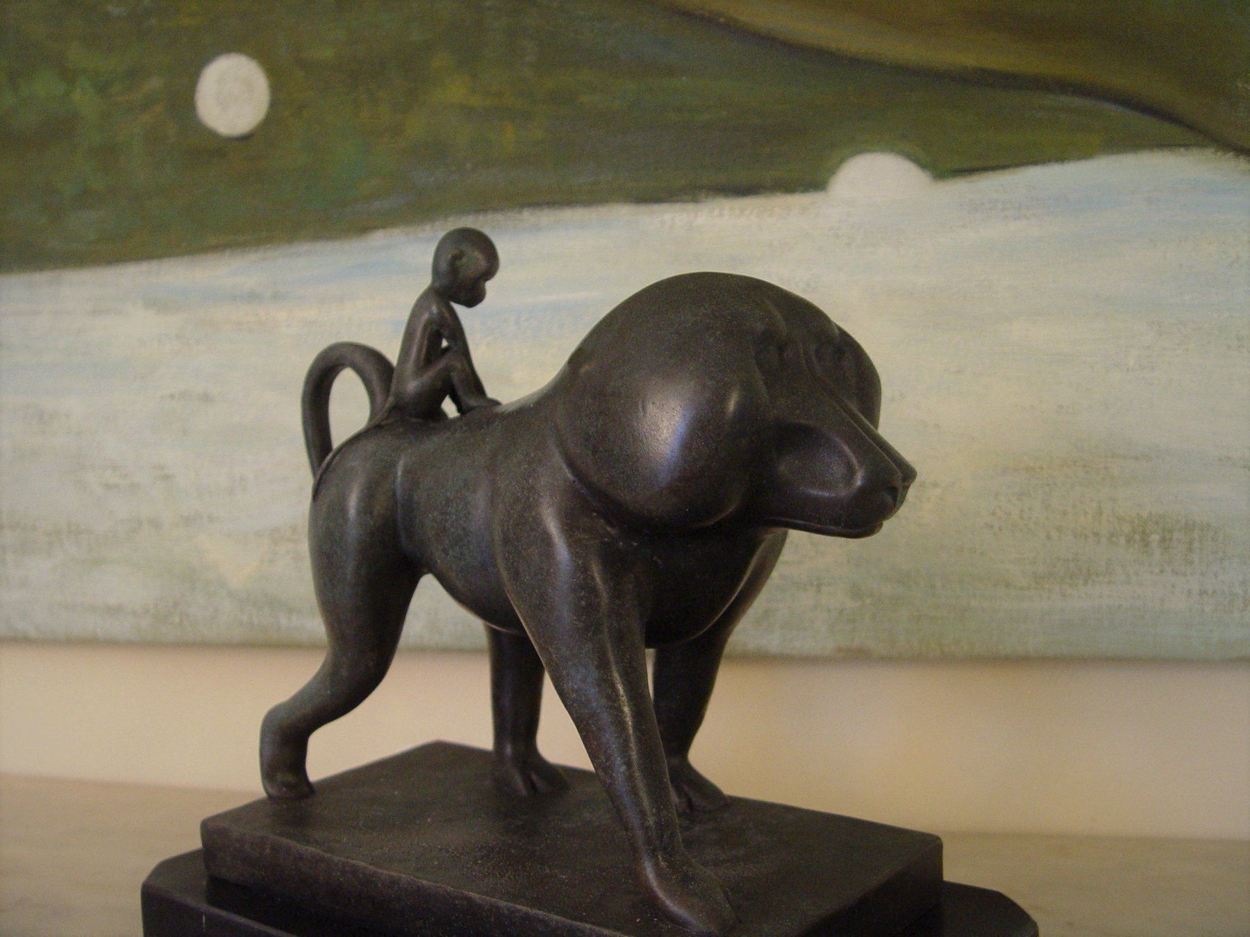 Skulpturen & Statuen: Grosse Bronze Skulptur – Gebraucht aus Rotkreuz von Dobermann5 1