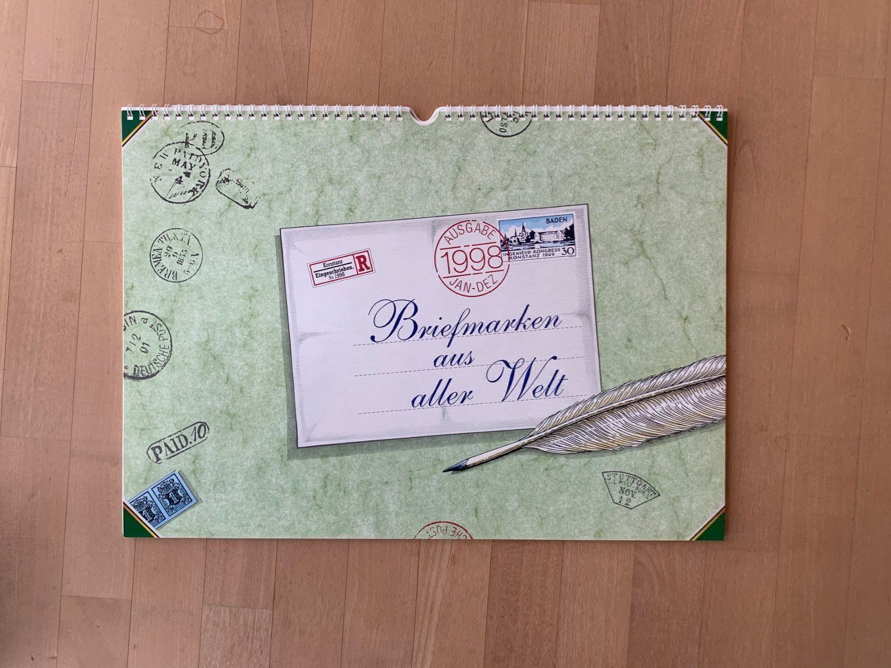 Tutti i francobolli: Briefmarkenkalender 1998 – Usato da Zollikon venduto da Xblanka