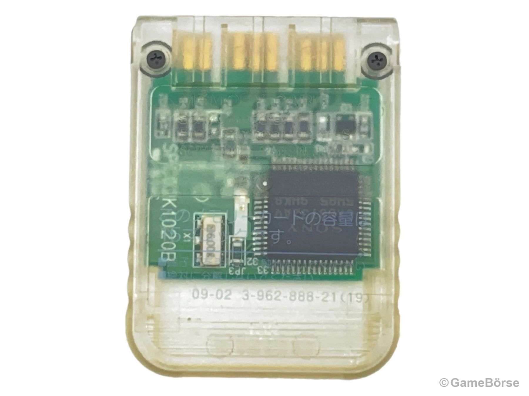 Sony Memory unit & Memory card: PS1 Memory Card 1MB Transparent – Usato da Stettfurt venduto da GameBoerse 1