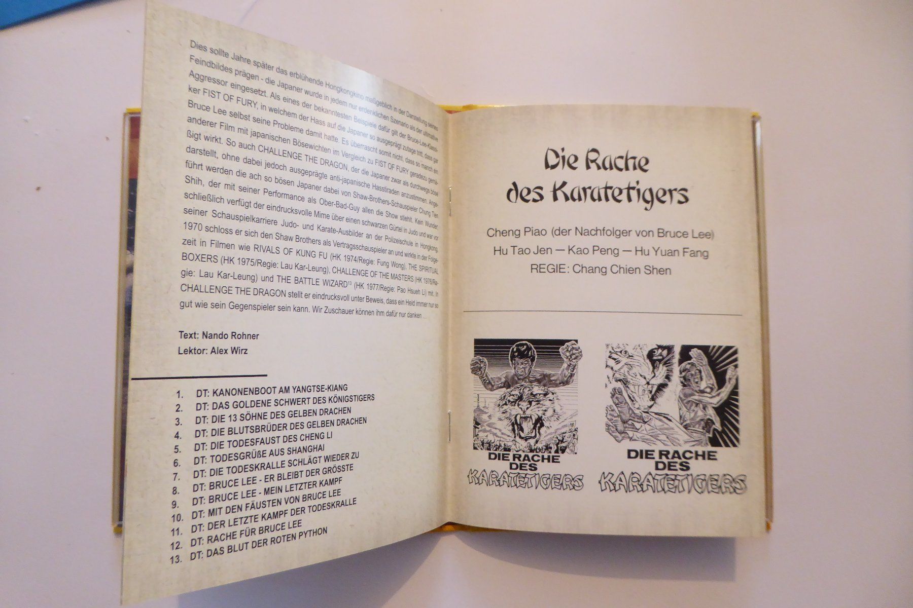 Alle DVDs: Mediabook Die Rache des Karatetigers – Gebraucht aus Allschwil von Summelsarium 4