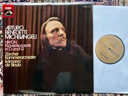 Haydn Arturo Benedetti Michelangeli Klavierkonzerte CH LP 🛀