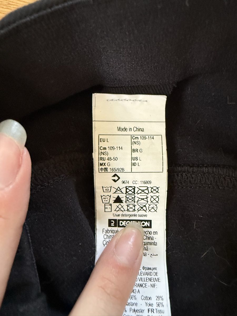 Pantaloni: Reithose schwarz Grösse L mit Kniebesatz – Usato da Hüttwilen venduto da sar_8gj7 3