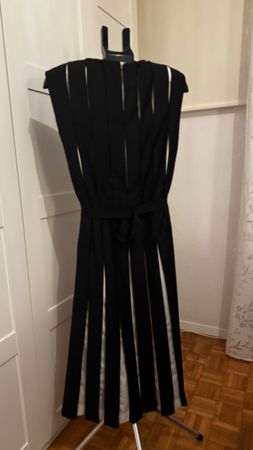Zara Black pleated Dress Size XS A/W 2023 Collection new