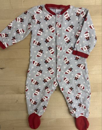 Weihnachtlicher Baby Schlafanzug Gr. 92 - Top Zustand!