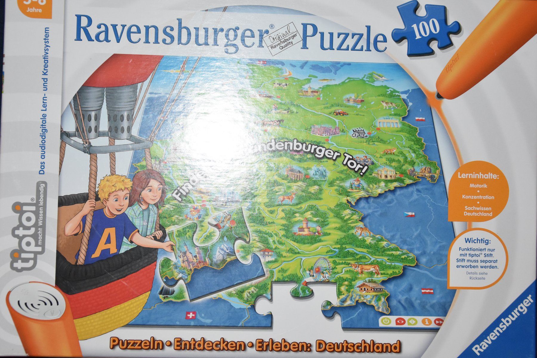 Ravensburger Giochi: Ravensburger Tiptoi Puzzle Deutschland – Usato da Münchwilen AG venduto da Choche1