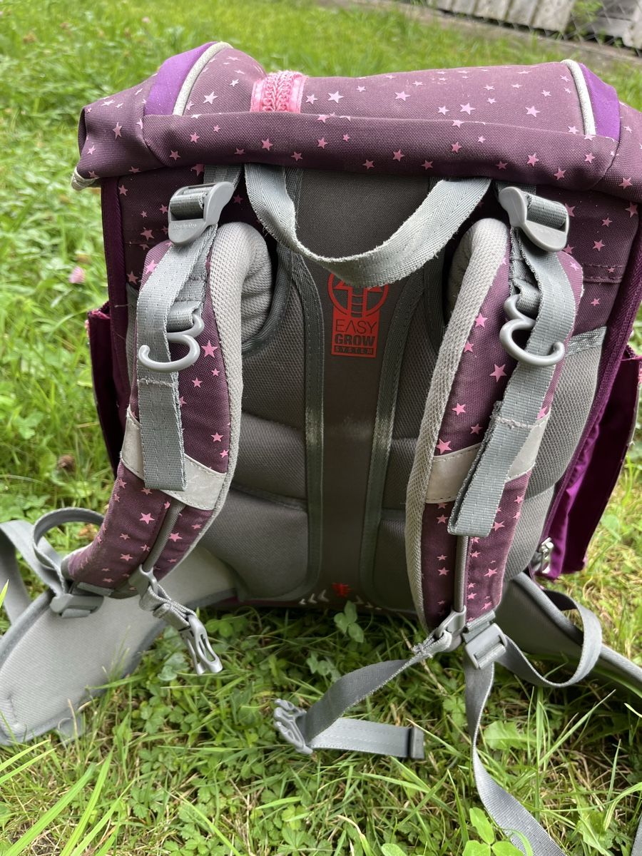 Step by Step Kindertaschen: Step by Step Schultasche lila Sterne Einhorn Mädchen – Gebraucht aus Buochs von Carmelita1980 2