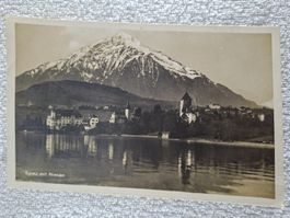 Ansichtskarte Spiez mit Niesen