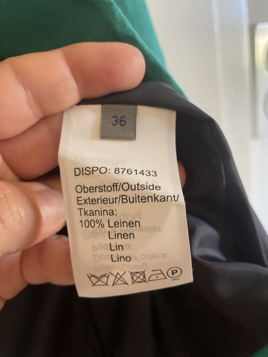 Giacche: Montego Blazer Leinen grösse 36 grün – Nuovo (secondo la descrizione) da Baar venduto da adele06 4
