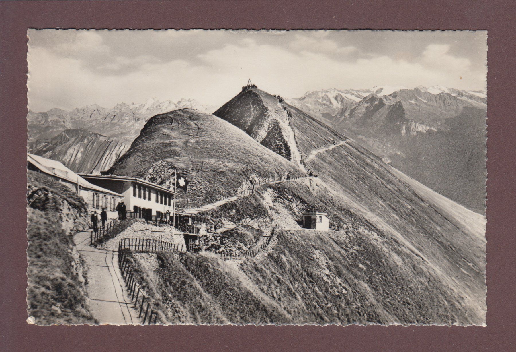 Cartoline postali: BRIENZER-ROTHORN - 1952 – Usato da Pully venduto da nicecards