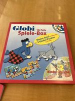 Globi Spiele-Box 144 Teile Memospiel + 2 🧩 