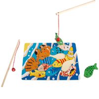 Fischerspiel mit Setzpuzzle (Angelspiel)