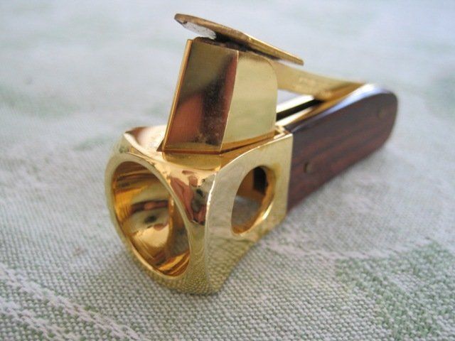 Zigarren: ZIGARREN-ABSCHNEIDER, GOLD – Neu (gemäss Beschreibung) aus Zürich von Fredor01 1