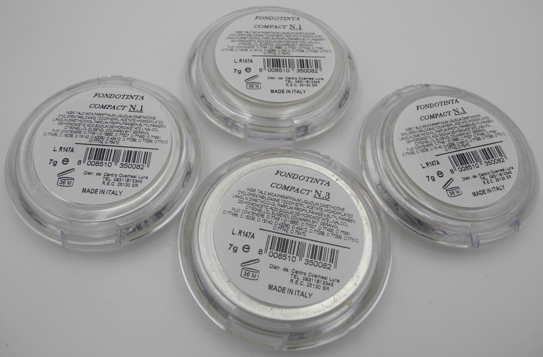 Make-up: Luna Cosmetics 4 Stk. Foundation Compact, Nr. g14 – Nuovo (secondo la descrizione) da Kottwil venduto da Crazyrolf 2