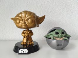 Yoda Wackelkopf & Grogu Figürchen