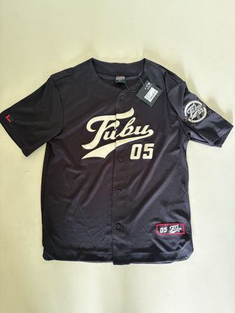 Brand New FUBU 05 Baseball Jersey (Black, Size M)