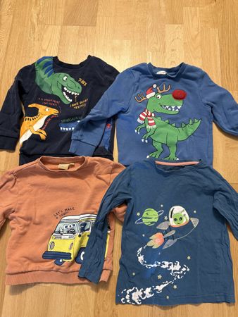 Set Jungen Pullover & Langarmshirts (H&M, C&A, Manor) Gr.110