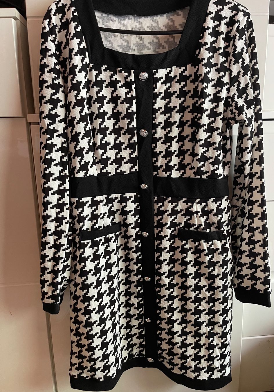 Vestiti: Vestito elegante bianco e nero pied de poule – Nuovo e nell'imballaggio originale da Gordevio venduto da LanaZimm 2