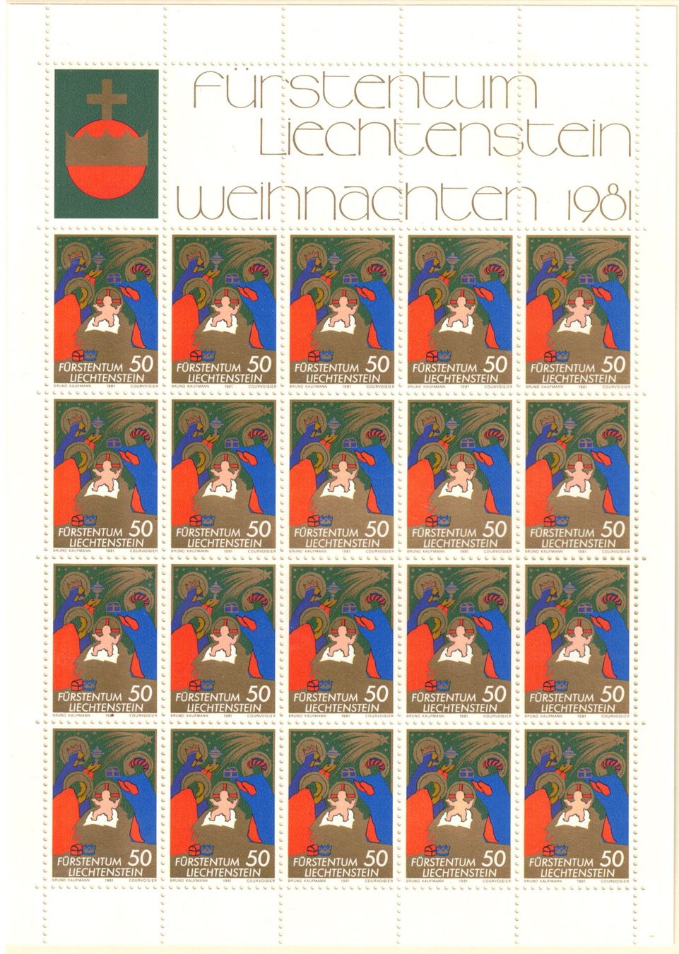 Alle Briefmarken: K'Bogen  Weihnachten   1981      postfrisch – Neu (gemäss Beschreibung) aus Mellingen von Ginger 1