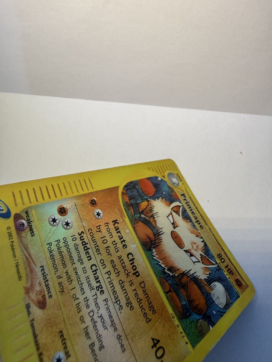Pokémon Carte collezionabili: Primeape 29/147 Reverse Holo - Aquapolis Pokemon DMG – Usato da Lugano venduto da ktm_7jr7 1
