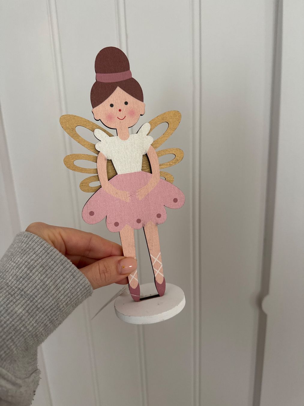 Tutte le decorazioni: Holz Ballerina Deko – Nuovo e nell'imballaggio originale da Solothurn venduto da Vintage87 1
