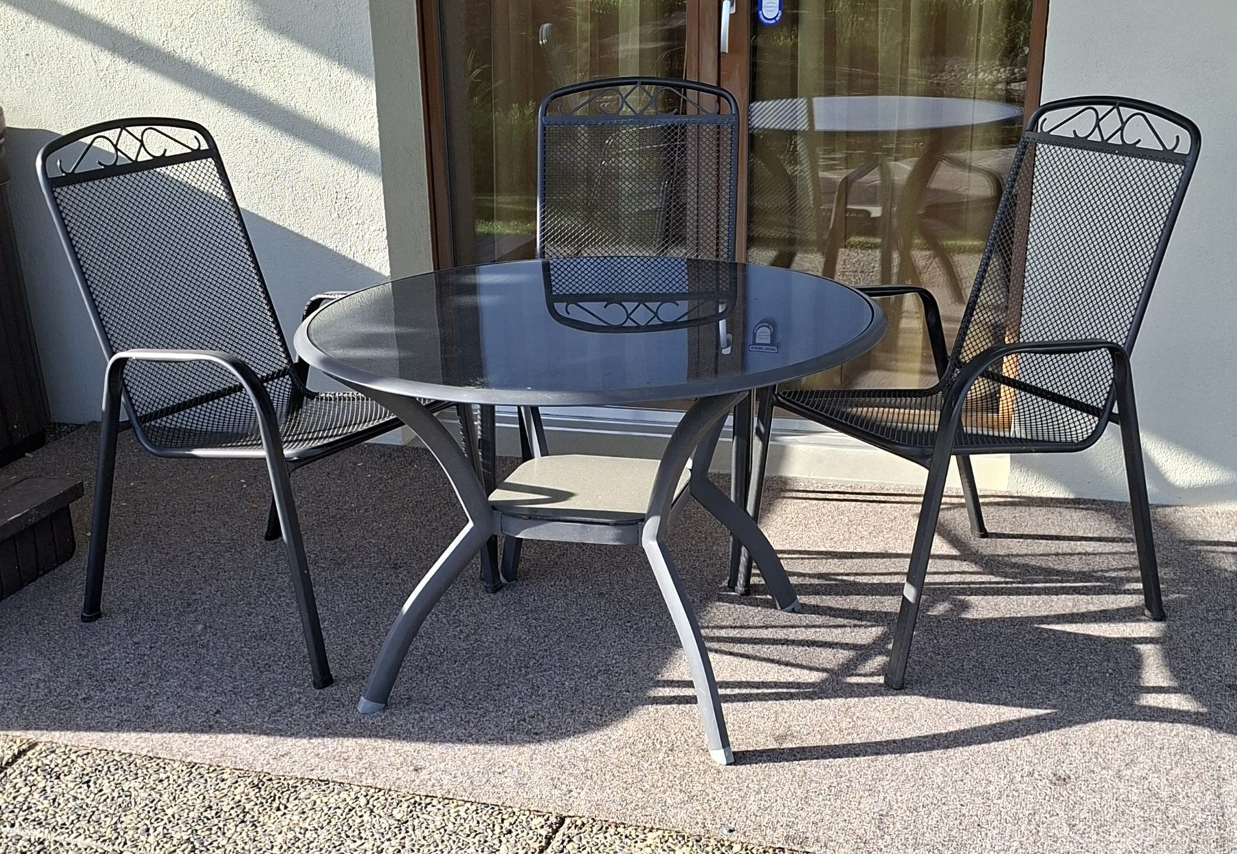 Tavoli: Gartentisch Ø 100cm mit 5 Stühlen – Usato da Pfäffikon ZH venduto da enderby01 1