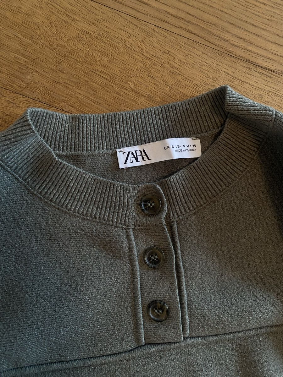 Zara Maglioni & Felpe: Zara Strickpullover, Gr. S, Khaki  – Usato da Bern venduto da annth 1