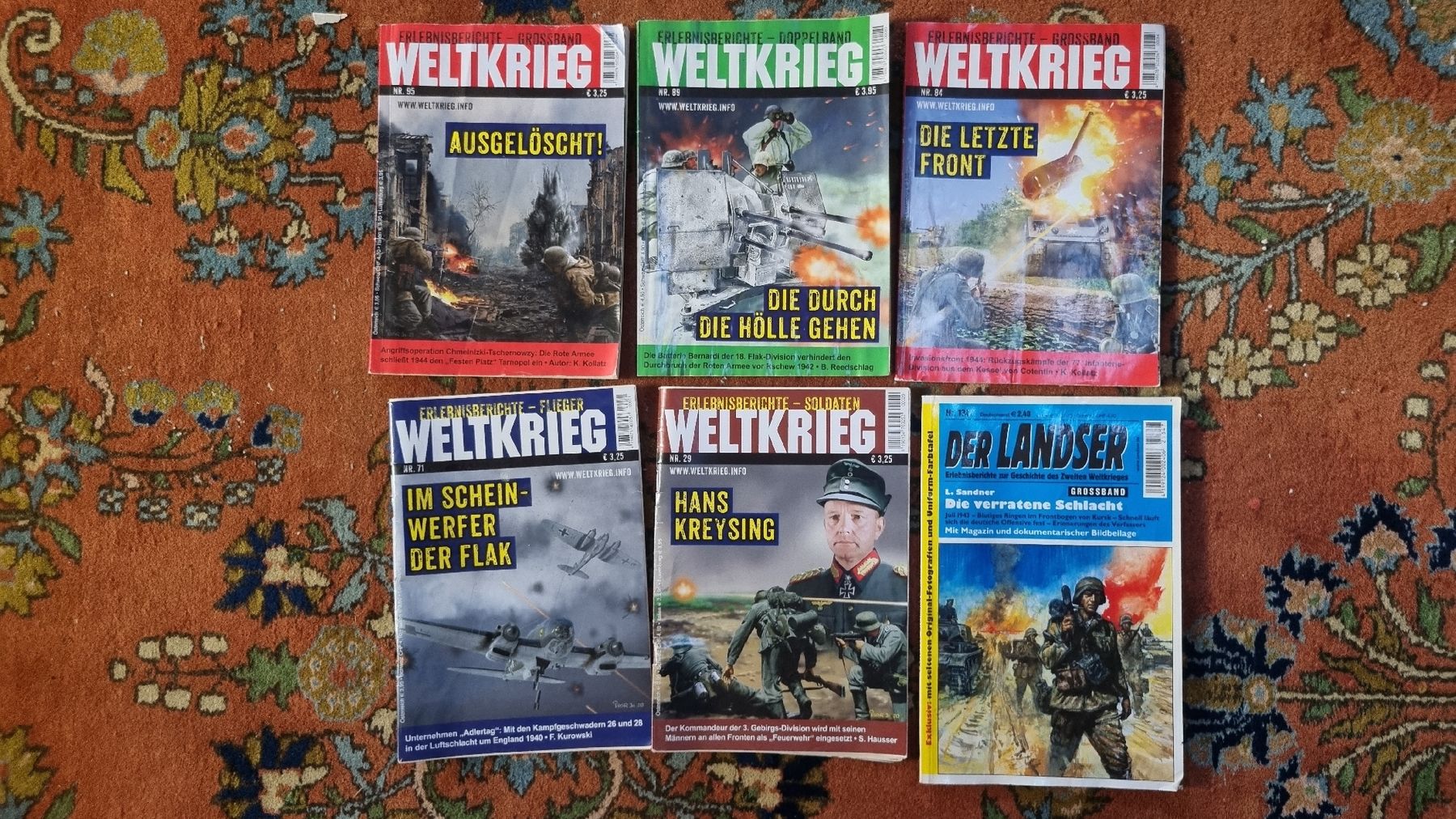 Bücher: 6,  2.Weltkriegromane – Gebraucht aus Moosseedorf von wau69