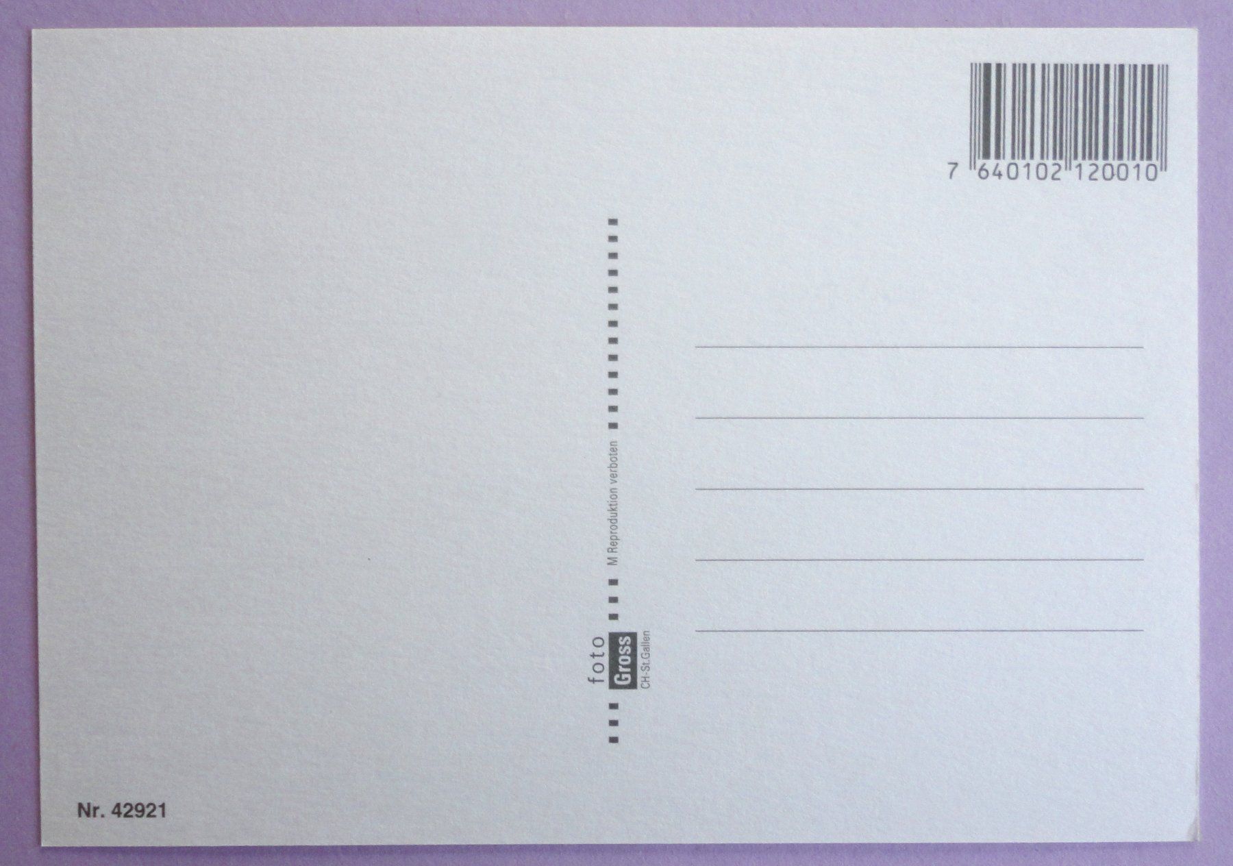 Cartoline postali: Karthause Ittingen – Usato da Fétigny venduto da Billy2miny 1