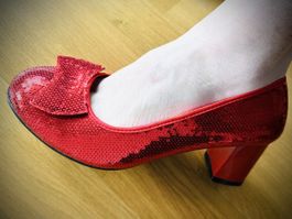 Neu: Rote Glitzer Pumps „Wizard of Oz" Gr.41