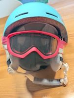 Kinder Skihelm Salomon 53-56cm mit Skibrille
