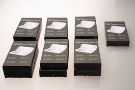 13× LED Schminkspiegel (schwarz & pink) – Restposten