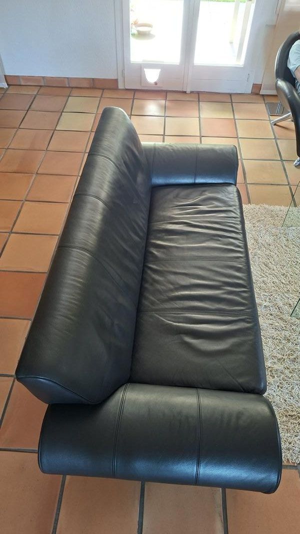 Rolf Benz Sofas: Rolf Benz Sofa 545 - Leder schwarz gebraucht – Gebraucht aus Hünenberg See von Five2twelve 4