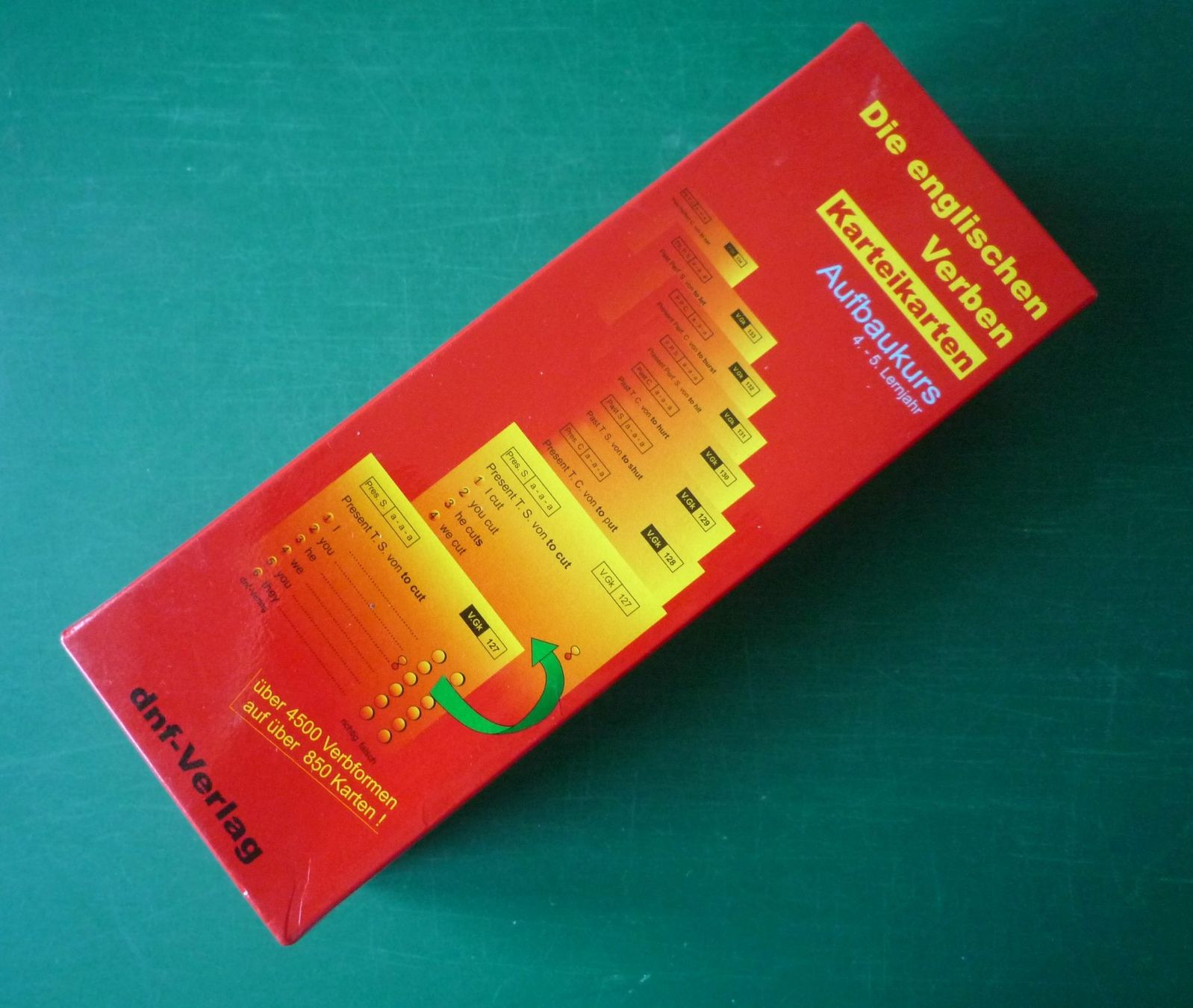 Sistemi di archiviazione: Karteikarten Box  "Englische Verben" – Usato da Rafz venduto da Sonnenblume305
