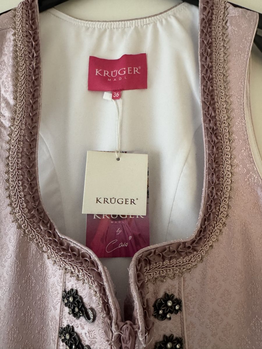Krüger Robes: Krüger Dirndl Gr. 36 Rosa inkl Dirndbluse – Neuf avec emballage d'origine à Hausen AG par NiVaMa 5