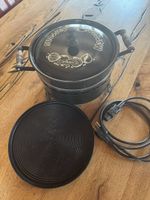 Maroniofen mit Crepe und Grillplate