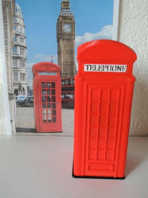 Modelleisenbahnen: englische Telefonkabine – Neu (gemäss Beschreibung) aus Uznach von Othmar52 5