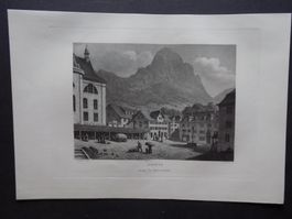 Schwyz Hauptplatz Mythen