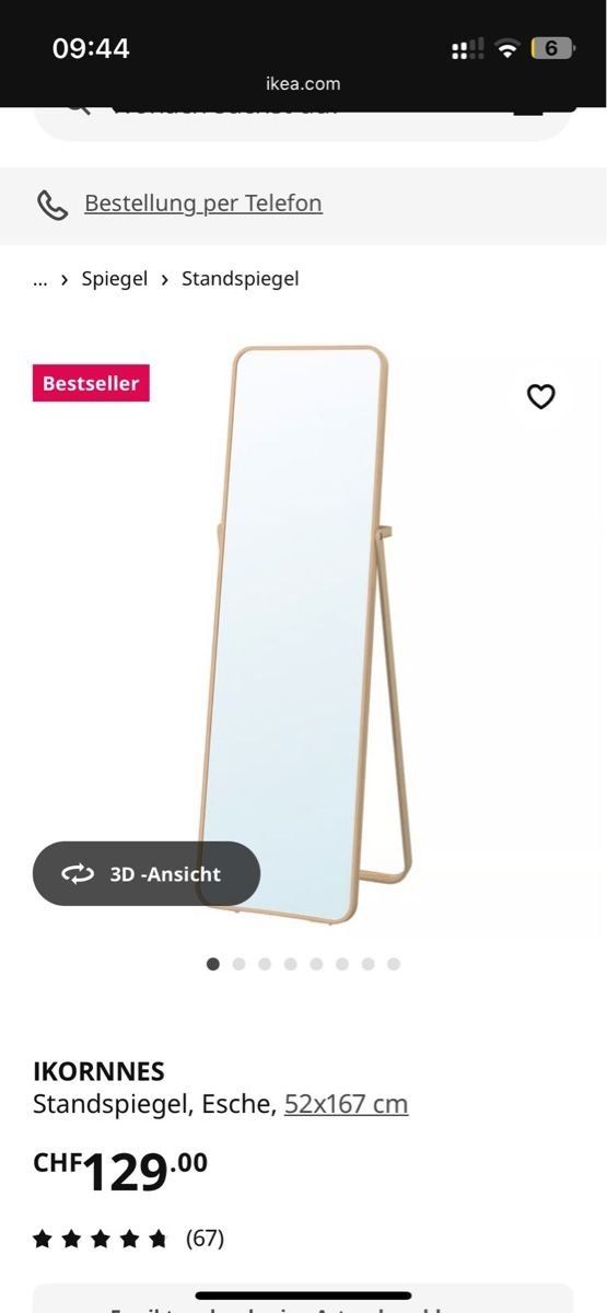 Ikea Spiegel: Ikea Spiegel Ikornnes – Gebraucht aus Dübendorf von Ig_21ds 1