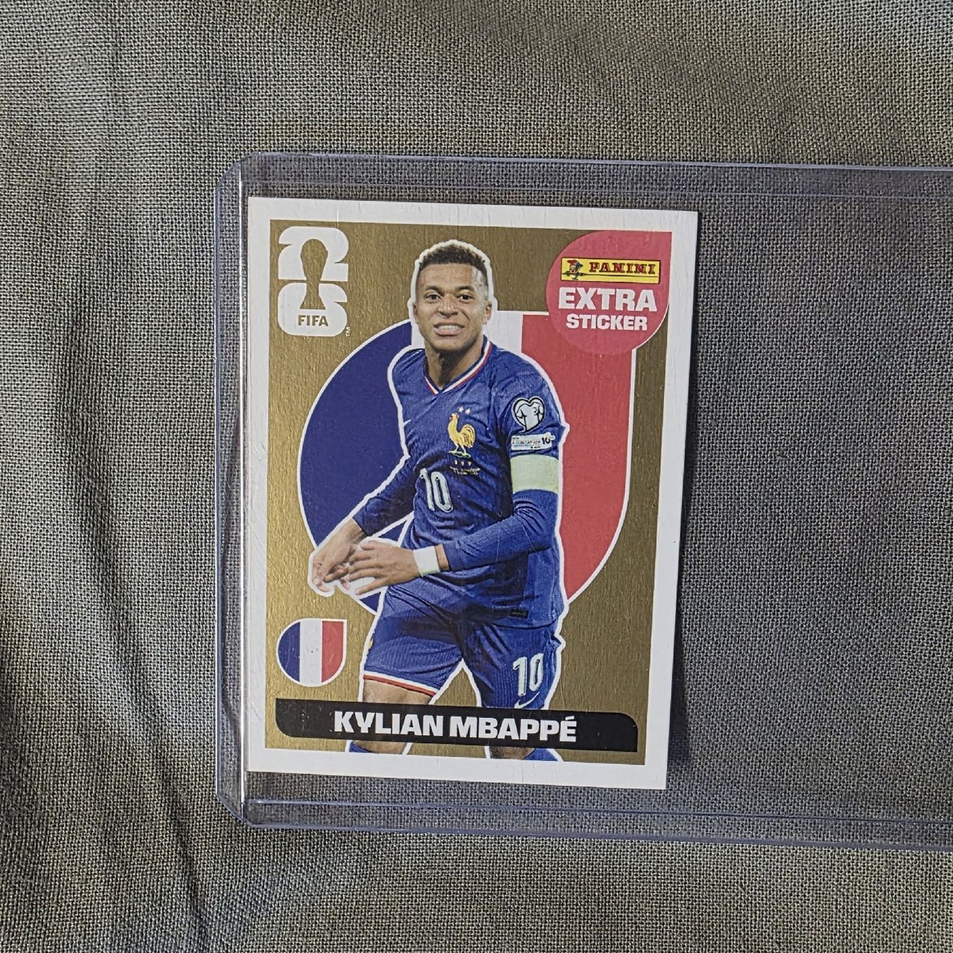 Panini Carte collezionabili: Kylian Mbappe Extra Sticker Gold - Panini – Nuovo (secondo la descrizione) da kriens venduto da aymanlabib