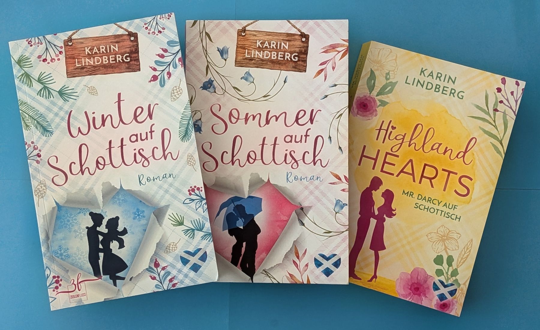 Bücher: Karin Lindberg: 3 Romane - Sommer auf Schottisch – Gebraucht aus Aesch BL von Charles2018